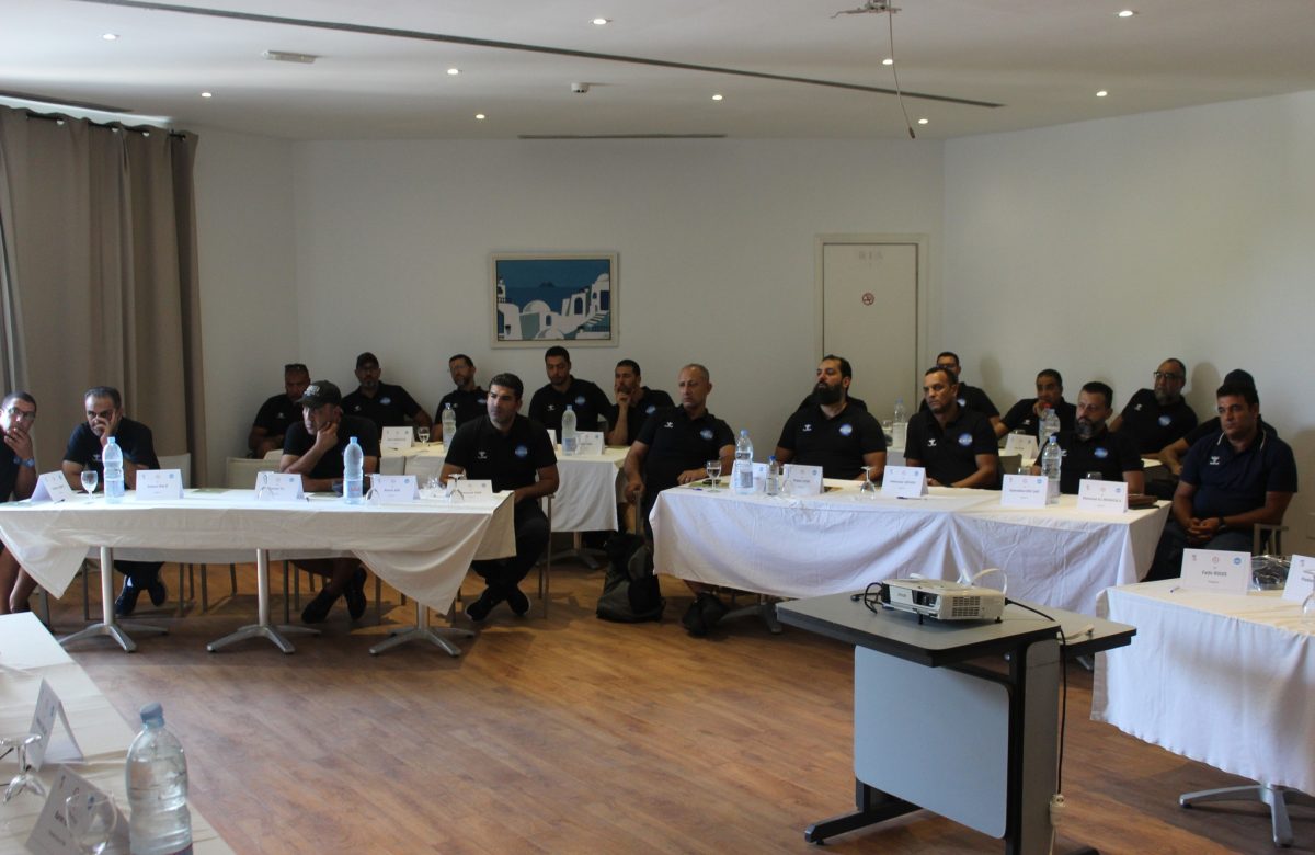 40 coaches in training course to obtain the IHF C license