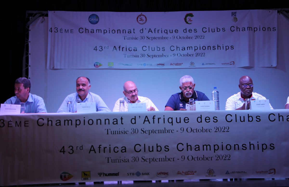 Technical meeting of the 43rd Africa Clubs Championship, Tunisia 2022