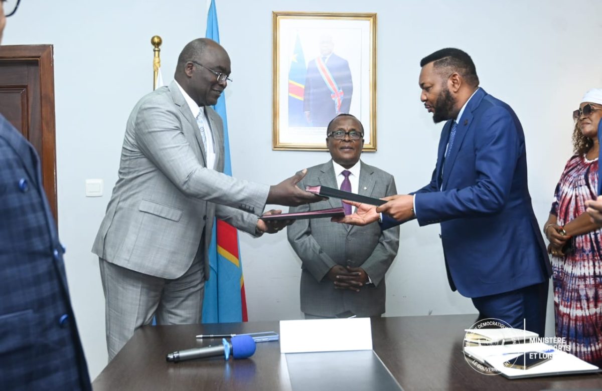 26e CAN Seniors Dames, RDC 2024 : signature du protocole d’accord entre la CAHB et la Fédération de Handball du Congo